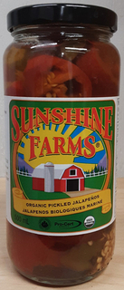 Pickled Jalapenos Organic (Sunshine Farms)